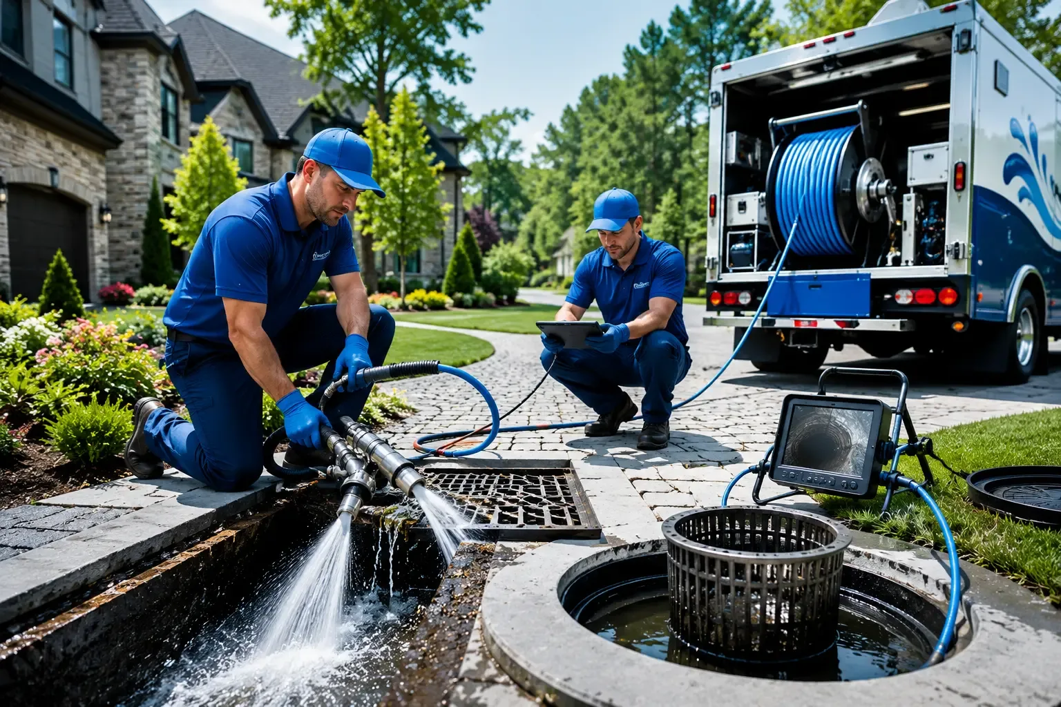 Local outdoor drain cleaning professionals in Marquette, WI
